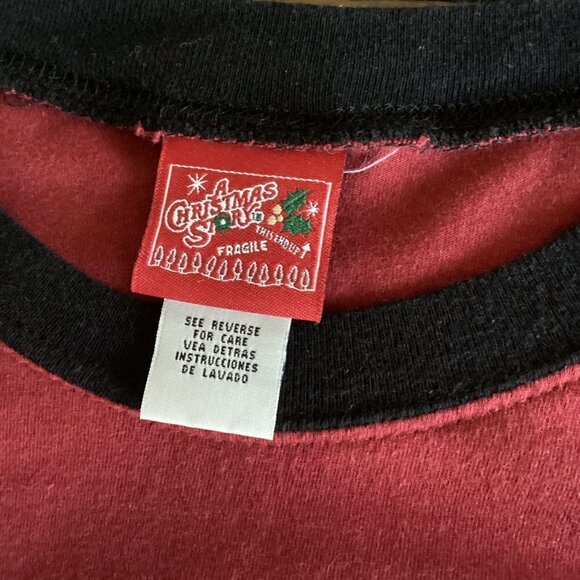 A Christmas Story "It's a Major Award!" Graphic Tee Top XL Red 41J - Picture 9 of 11